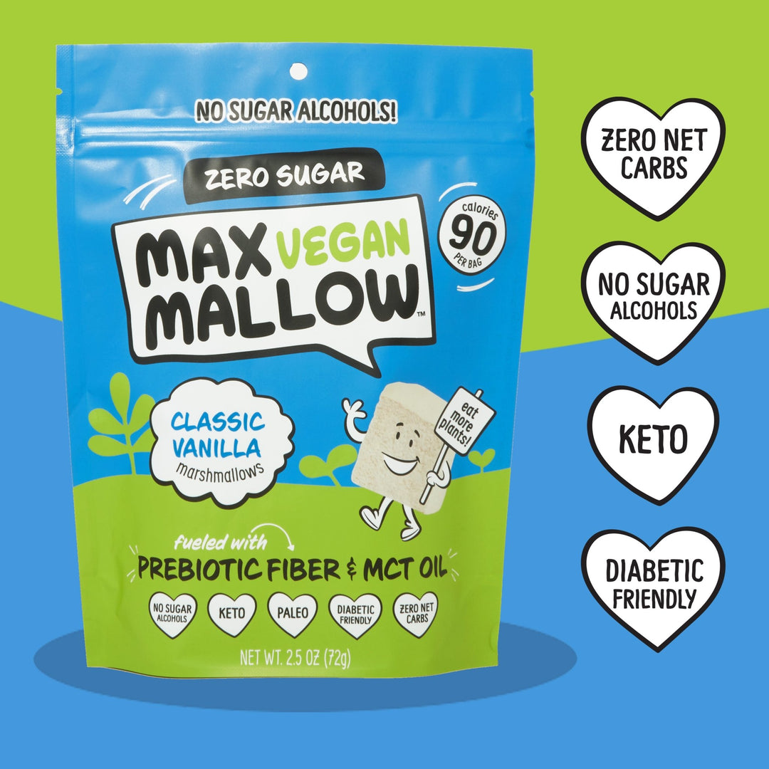 Vegan Vanilla Max Mallow - Max Sweets